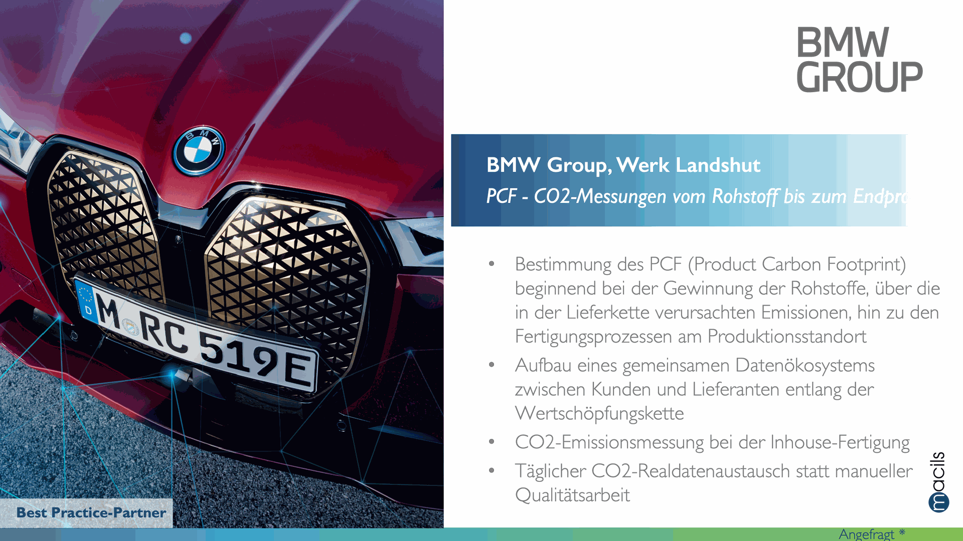 Lernreise "Der Weg zu Net Zero" BMW